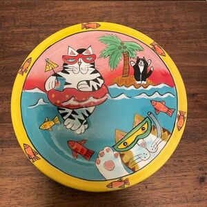 Catzilla Candace Reiter Designs Beach Plate 2003